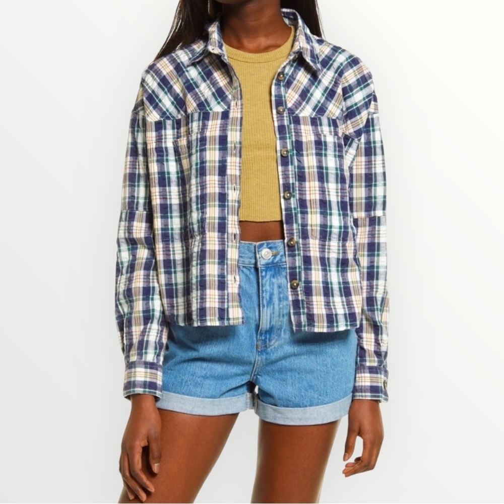 BDG URBAN OUTFITTERS Addison Check Button-Up Shirt